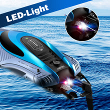 将图片加载到图库查看器,4DRC S3 High Speed RC Boats with LED Lights & 2 Batteries, 30+ mph Remote Control Boat for Pools and Lakes, Capsize Recovery, Low Battery Reminder,2.4Ghz Racing Boats for Adults and Kids