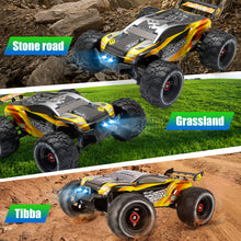 将图片加载到图库查看器,4drc 1:16 Large Scale RC Car 4WD 50KM/H High Speed Remote Control Car with Lights for Kids Adults,Off-Road Monster Crawler Truck Toy for Boys with 2 Batteries