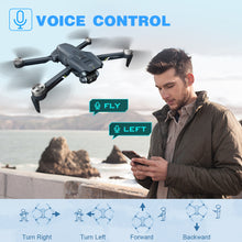 将图片加载到图库查看器,4DRC V28 Drone With 1080P Camera for Adults Foldable FPV RC Quadcopter Drone with Brushless Motor and 2 Batteries for Play outdoor black