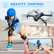 将图片加载到图库查看器,4DRC V28 Drone With 1080P Camera for Adults Foldable FPV RC Quadcopter Drone with Brushless Motor and 2 Batteries for Play outdoor black