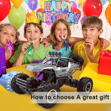 将图片加载到图库查看器,4DRC 1:12 Rc Car,off Road Truck Remote Control Car Metal Shell 2.4G 4WD,with 2 Batteries ,Cars for Boys& Gift for Kids,Silver