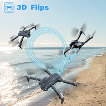 将图片加载到图库查看器,4DRC V28 Drone With 1080P Camera for Adults Foldable FPV RC Quadcopter Drone with Brushless Motor and 2 Batteries for Play outdoor black