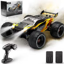 将图片加载到图库查看器,4drc 1:16 Large Scale RC Car 4WD 50KM/H High Speed Remote Control Car with Lights for Kids Adults,Off-Road Monster Crawler Truck Toy for Boys with 2 Batteries