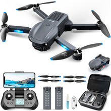 将图片加载到图库查看器,4DRC F12 GPS Drone with 4K Camera for Adults, Brushless Motor 5G Wifi Transmission FPV Live Video Drone 2 Btteries,White