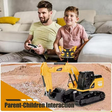 将图片加载到图库查看器,4DRC Remote Control Excavator 6 Channel Rechargeable RC Truck Construction Tractor Car Toys Lights Sounds,Toy Gift for Boys Girls Kids