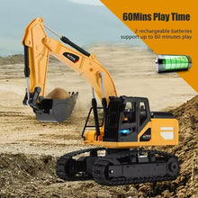 将图片加载到图库查看器,4DRC Remote Control Excavator 6 Channel Rechargeable RC Truck Construction Tractor Car Toys Lights Sounds,Toy Gift for Boys Girls Kids