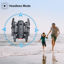 将图片加载到图库查看器,4DV12 Drone with 720P FPV Camera for Kids Adults RC Quadcopter Helicopter Toys 2 Batteries Black