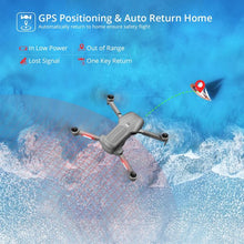 将图片加载到图库查看器,4DRC F9 Drone with Camera for Adults 2K HD GPS Auto Return, 5GHz FPV 2 Batteries Carrying Case