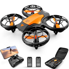 将图片加载到图库查看器,4DRC V8c Drone with 720P HD Camera for Adults and Children FPV Real-time Video, 2 Modular Batteries and Storage Bag, Orange