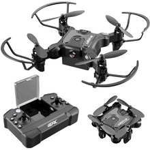 将图片加载到图库查看器,4DRC V2 Foldable Mini Drone for Kids Beginners With Altitude Hold Headless Mode 3D Flips One-click takeoff 3 Batteries Black