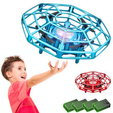 将图片加载到图库查看器,4DRC UFO Drone for Kids or Adults Easy Indoor Small UFO Toy Flying Ball Drone Toy for Boys and Girls (Blue and Red)