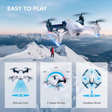 将图片加载到图库查看器,4DRC V15-1080P WiFi FPV Drone With 1080P HD Camera, Headless Mode/3D Flips, RC Quadcopter for Beginners,bluey