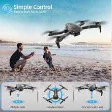 将图片加载到图库查看器,4DRC 13 Drone with 1080P HD Camera for Adults and Kids, FPV Live Video Foldable Beginners Toys 2 Batteries