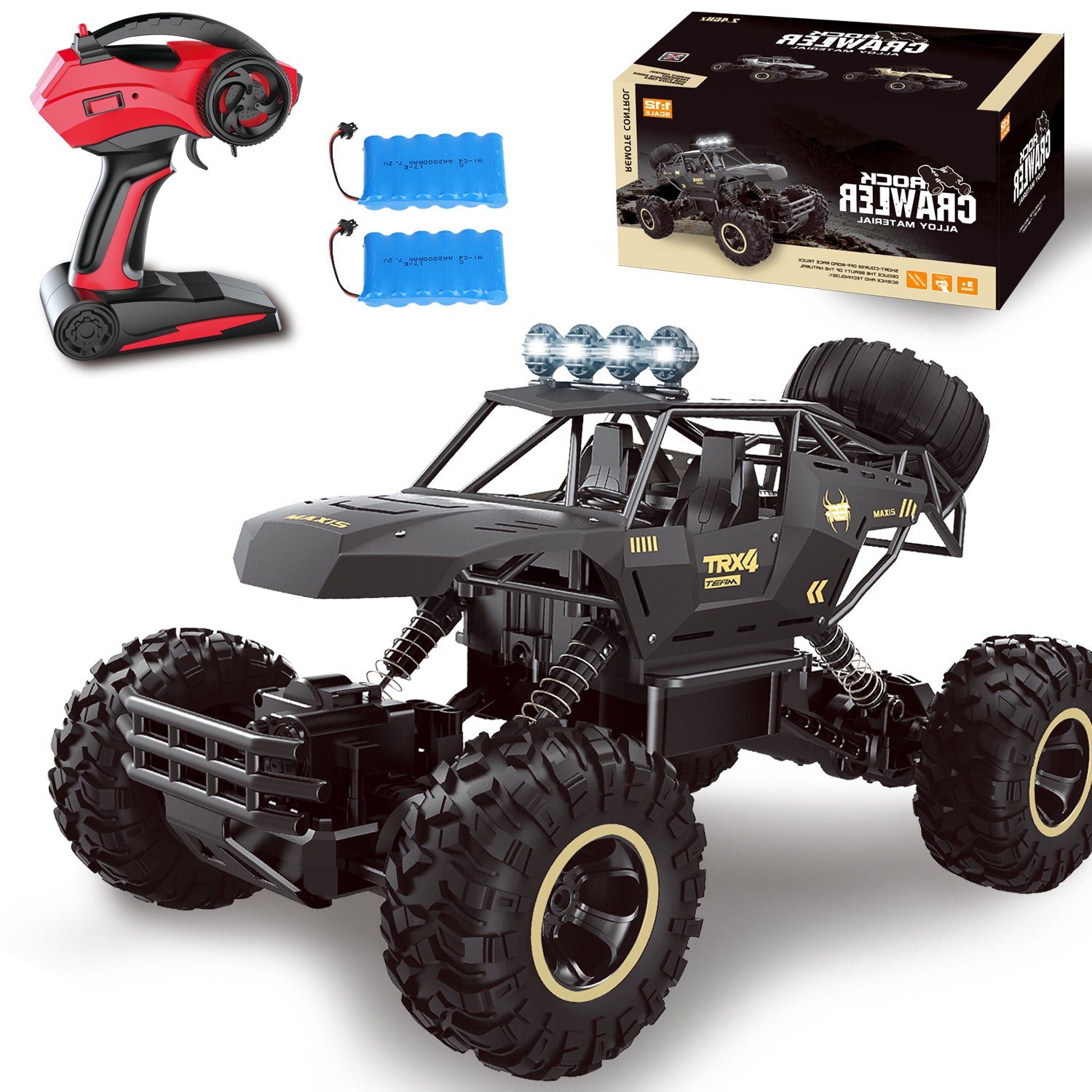 4DRC 112 Cars off Road Monster Truck Remote Control Car Metal Shell 2