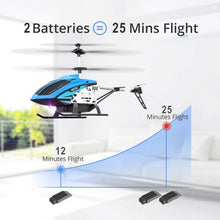 将图片加载到图库查看器,4DRC Remote Control Helicopter 2.4GHz 4DM5 RC Helicopters with Gyro for Beginner Toys Aircraft,3.5 Channel,LED Light,High&Low Speed,2 Battery,Yellow Blue