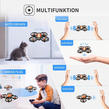 将图片加载到图库查看器,4DRC V8c Drone with 720P HD Camera for Adults and Children FPV Real-time Video, 2 Modular Batteries and Storage Bag, Orange