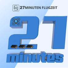 将图片加载到图库查看器,4DRC Drone Mini with 720P HD Camera for Adults and Children FPV Real-Time Video, 3 Modular Batteries,Blue