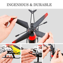 将图片加载到图库查看器,4DRC Remote Control Helicopter 2.4GHz 4DM5 RC Helicopters with Gyro for Beginner Toys Aircraft,3.5 Channel,LED Light,High&Low Speed,2 Battery,Yellow Blue