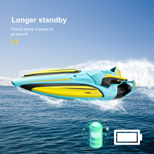 将图片加载到图库查看器,4DRC S1 RC Boat - Remote Control Boat for Pools and Lakes, 4 Channel 2.4GHZ Remote Control, and Rechargeable Boat Battery,Yellow