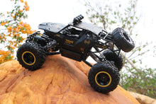 将图片加载到图库查看器,4DRC 1:12 Cars off Road Monster Truck Remote Control Car Metal Shell 2.4G 4WD Dual Motors,All Terrain Hobby Truck with 2 Batteries Black