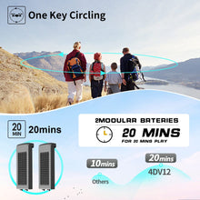 将图片加载到图库查看器,4DV12 Drone with 720P FPV Camera for Kids Adults RC Quadcopter Helicopter Toys 2 Batteries Black