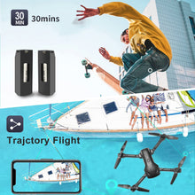 将图片加载到图库查看器,4DRC 13 Drone with 1080P HD Camera for Adults and Kids, FPV Live Video Foldable Beginners Toys 2 Batteries