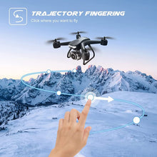 将图片加载到图库查看器,4DRC V14 RC Drone with 1080P HD Camera Live Video 120°Wide-Angle WiFi Altitude Hold, Headless Mode, 3D Flip 2 Batteries Black