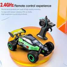 将图片加载到图库查看器,4DRC RC Racing Car, 2.4Ghz High Speed Remote Control Car, 1:18 2WD Toy Cars Buggy for Boys & Gift for Kids Green