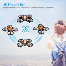 将图片加载到图库查看器,4DRC V8c Drone with 720P HD Camera for Adults and Children FPV Real-time Video, 2 Modular Batteries and Storage Bag, Orange