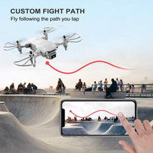 将图片加载到图库查看器,4DRC V9 Mini Drone with 720P HD Camera for Adults, Foldable Quadcopter with FPV WiFi Camera 3 Modular Batteries White