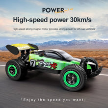 将图片加载到图库查看器,4DRC RC Racing Car, 2.4Ghz High Speed Remote Control Car, 1:18 2WD Toy Cars Buggy for Boys & Gift for Kids Green