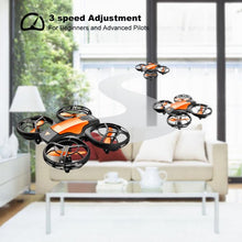将图片加载到图库查看器,4DRC V8c Drone with 720P HD Camera for Adults and Children FPV Real-time Video, 2 Modular Batteries and Storage Bag, Orange