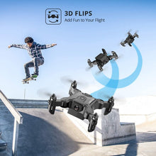 将图片加载到图库查看器,4DRC V2 Foldable Mini Drone for Kids Beginners With Altitude Hold Headless Mode 3D Flips One-click takeoff 3 Batteries Black