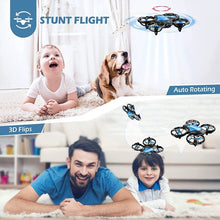 将图片加载到图库查看器,4DRC Drone Mini with 720P HD Camera for Adults and Children FPV Real-Time Video, 3 Modular Batteries,Blue