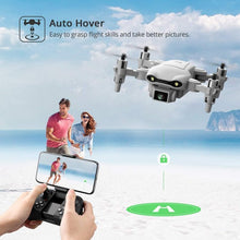 将图片加载到图库查看器,4DRC V9 Mini Drone with 720P HD Camera for Adults, Foldable Quadcopter with FPV WiFi Camera 3 Modular Batteries White