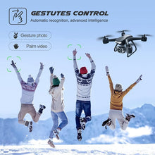 将图片加载到图库查看器,4DRC V14 RC Drone with 1080P HD Camera Live Video 120°Wide-Angle WiFi Altitude Hold, Headless Mode, 3D Flip 2 Batteries Black
