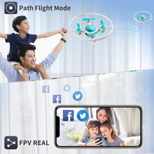 将图片加载到图库查看器,4DRC V5 Drone with 720P HD Camera for Adults and Kids, FPV Live Video 3 Batteries Blue