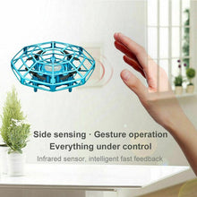 将图片加载到图库查看器,4DRC UFO Drone for Kids or Adults Easy Indoor Small UFO Toy Flying Ball Drone Toy for Boys and Girls (Blue and Red)