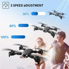 将图片加载到图库查看器,4DV12 Drone with 720P FPV Camera for Kids Adults RC Quadcopter Helicopter Toys 2 Batteries Black