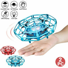 将图片加载到图库查看器,4DRC UFO Drone for Kids or Adults Easy Indoor Small UFO Toy Flying Ball Drone Toy for Boys and Girls (Blue and Red)