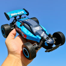 将图片加载到图库查看器，4DRC RC Racing Car, 2.4Ghz High Speed Remote Control Car, 1:18 2WD Toy Cars Buggy for Boys &amp; Gift for Kids Blue
