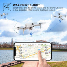 将图片加载到图库查看器，4DRC F3 GPS Drone with 4K Camera for Adults ,Foldable Medium Drone with 5GHz FPV Live Video, 2 Batteries ，White
