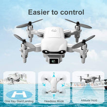 将图片加载到图库查看器，4DRC V9 Mini Drone with 720P HD Camera for Adults, Foldable Quadcopter with FPV WiFi Camera 3 Modular Batteries White
