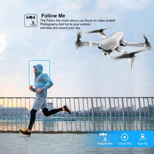 将图片加载到图库查看器，4DRC F3 GPS Drone with 4K Camera for Adults ,Foldable Medium Drone with 5GHz FPV Live Video, 2 Batteries ，White
