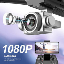 将图片加载到图库查看器，4DRC V14 RC Drone with 1080P HD Camera Live Video 120°Wide-Angle WiFi Altitude Hold, Headless Mode, 3D Flip 2 Batteries Black
